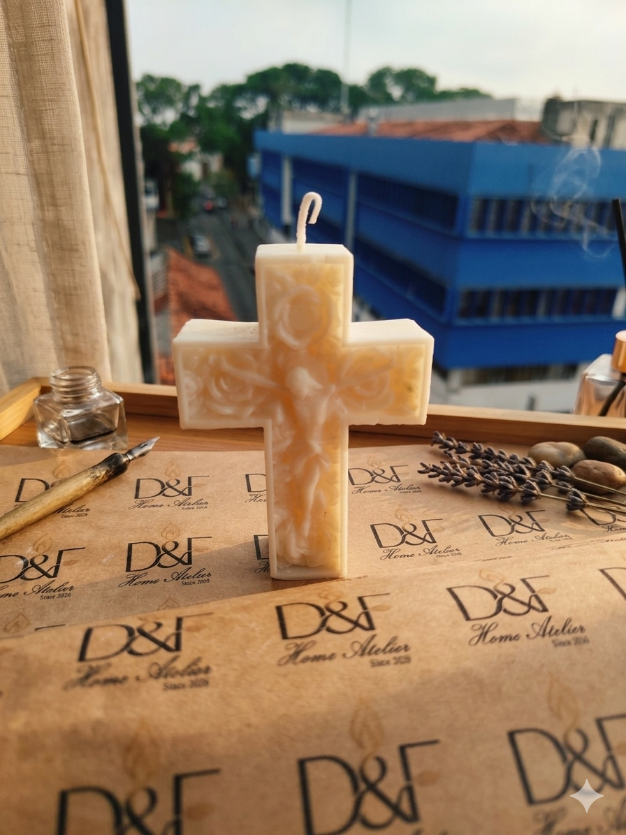 Edición Velas Religiosas ( Cruz)