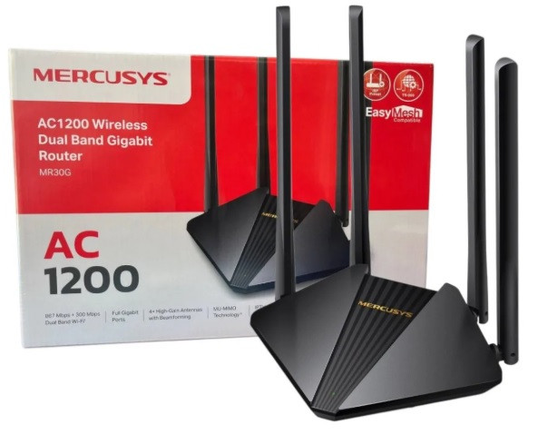 Router Mercusys Mr30g Doble Banda Ac1200 Gigabit