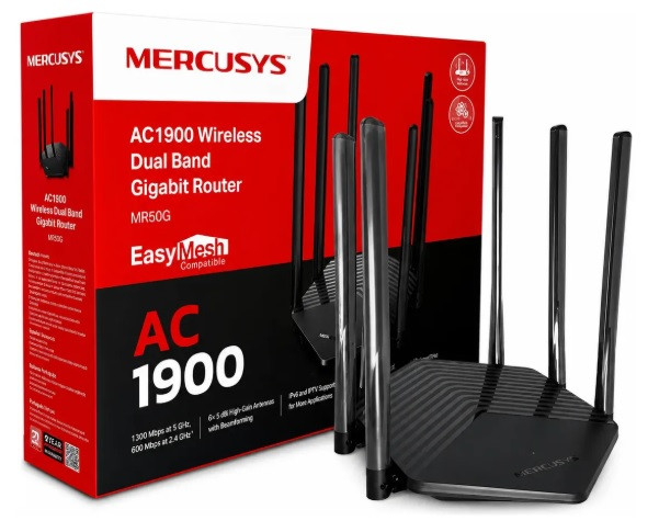 Router Mercusys Mr50g Ac1900 Dual Band Gigabit