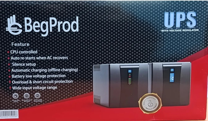 Ups Begprod 1500va 900w 6 Tomas 2 Baterias 7a